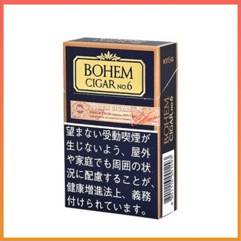 BOHEM寶亨雪茄6號香煙6mg BOHEM寶亨雪茄6號香煙6mg